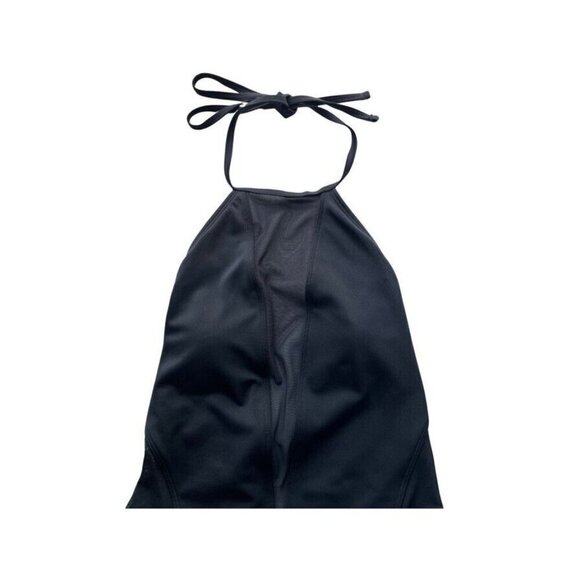 Ted Baker London Black Mesh Panel Halter one piece Swimsuit size 1 - Picture 6 of 10